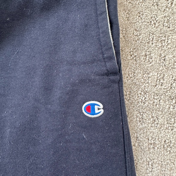 Vintage Champion Navy Sweatpants - Picture 2 of 3